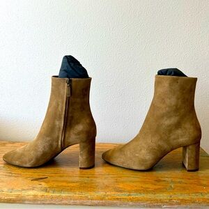 Yves Saint Laurent New Sigaro Boots in Chamoise Velour